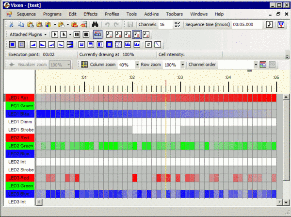 vixen with uDMX plugin