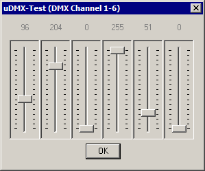 uDMX driver test