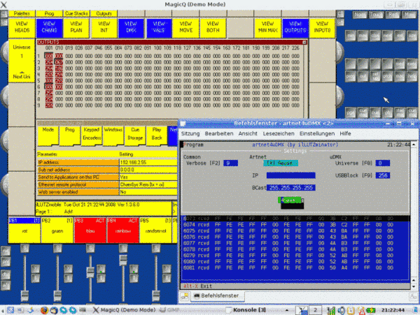 MagicQ on Linux with uDMX