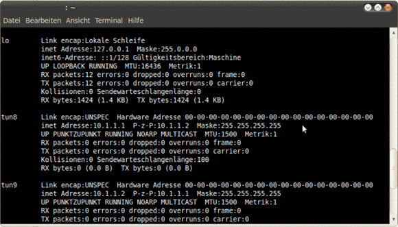 Linux Art-Net Adapter mit OpenVPN